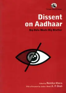 Cover of Dissent on Aadhaar