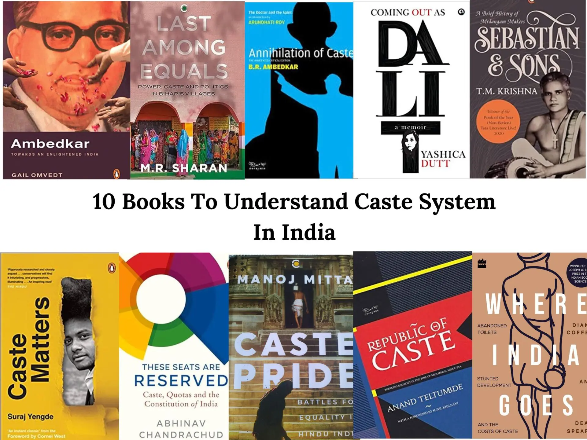 10 Books to understand caste system in India