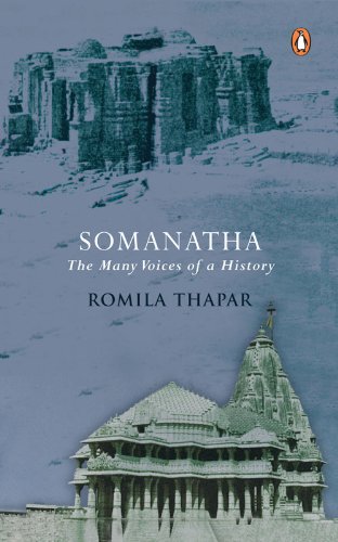 Cover of Somanatha – The Many Voices of History by Romila Thapar showing Somnath temple in Gujarat